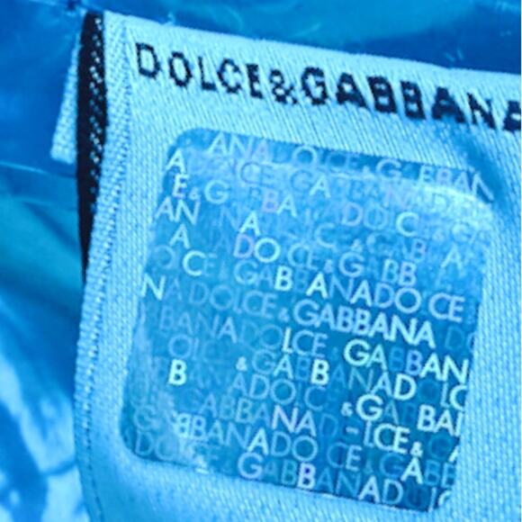 Dolce and Gabbana Blue/White Clear Tote - Picture 5 of 7